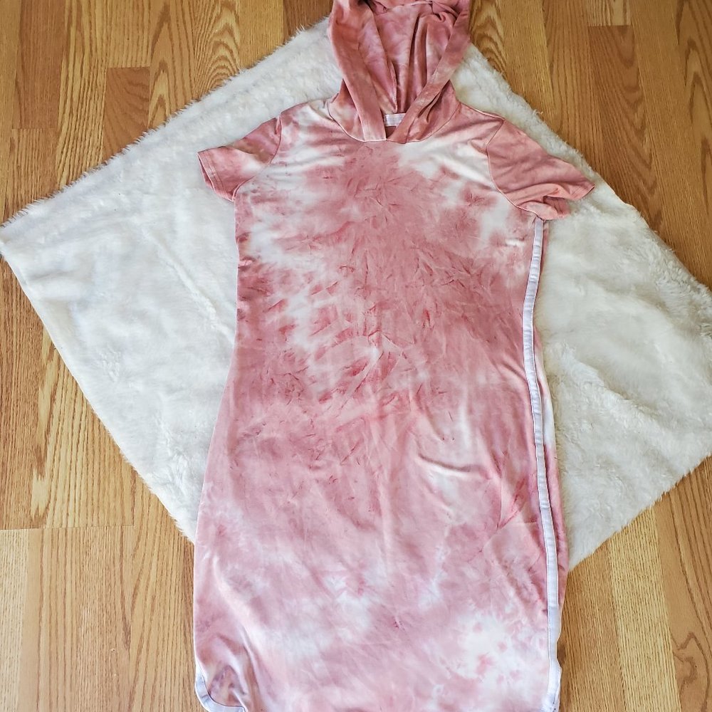 STELLA TWEED GIRLS TIE DYE HOODIE SPORTS DRESS